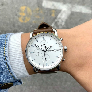 Montre pour hommes de haute qualité Montre étanche Montre en cuir en acier inoxydable - Product Image 3