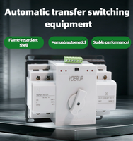 Commutateur de transfert automatique ATS triphasé 4P 4 pôles 63A 100A 125A AC 230V double alimentation automatique et manuelle