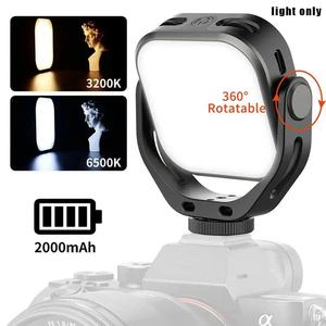 Ulanzi VL66 3200K-6500K Lumière d'appoint LED rechargeable avec rotation à 360 degrés et batterie intégrée de 2000 mAh - Product Image 1