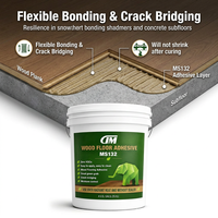 Adhésif pour sols en bois DIMEI MS132, mastic polymère MS, écologique, faible teneur en COV, colle pour l'installation de parquet chauffant