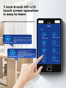 Kob 8 inch độ nét cao màn hình cảm ứng tất cả-trong-một Hệ thống kiểm soát truy cập sinh trắc học năng động nhận dạng khuôn mặt khóa từ - Product Image 2