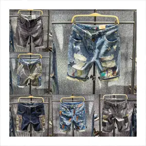 DENIMGUYS custom metal studs men's street wear retro fashion denim jotz men's denim shorts