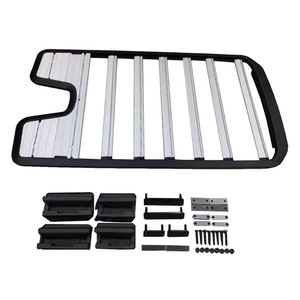 Portaequipajes de techo de aleación de aluminio negro plateado para Defender 90 110 - Product Image 5