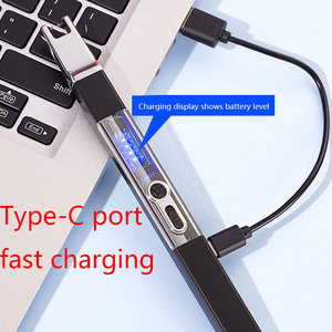Hồ Quang Điện Nhà Bếp BBQ Nhẹ Hơn Giá Rẻ Có Thể Sạc Lại USB Ngoài Trời Bếp Lửa Nhẹ Hơn <span class=keywords><strong>Flameless</strong></span> Nướng Nhẹ Hơn Dài Cho Nến - Product Image 5