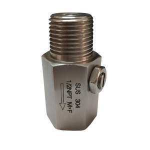 압력 게이지 조정 가능한 기기 SS 압력 게이지 댐퍼 1 / 4 '1/2' '에 대한 스테인레스 스틸 스누버 - Product Image 4