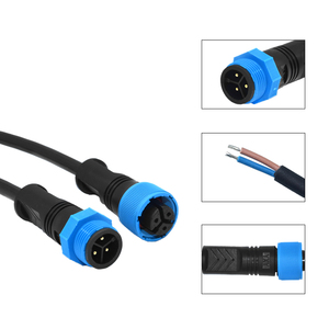 Conector Impermeable IP68 de Fábrica, Conector de Cable LED de Potencia, Resistente al Agua, con Certificación CE, de 2 Pines, M15 - Product Image 4