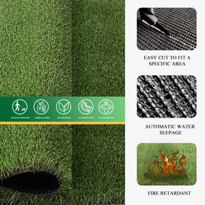 Césped Artificial para Exteriores de Alta Densidad, Resistente a los Rayos UV, Suministro de Fábrica, Césped Sintético para Paisajismo de Patios Traseros - Product Image 3