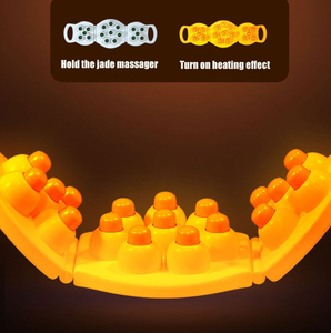 Table de massage professionnelle portable ZL en tourmaline et <span class=keywords><strong>jade</strong></span> avec système de chauffage à minuterie, hauteur réglable, pour salon, couleur noire, 40 min, PU, garantie 12 mois - Product Image 6