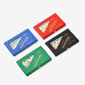 Portable Eco-friendly CZFIT Brand Mini Plastic Domino Game Set 28 Pieces Travel Board Game for Indoor Outdoor <b>Entertainment</b> - Product Image 6