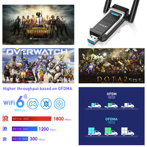 EDUP-tarjeta <span class=keywords><strong>wifi</strong></span> de alta velocidad RTL8832AU, adaptador <span class=keywords><strong>WiFi</strong></span> AX, 6 <span class=keywords><strong>USB</strong></span>, <span class=keywords><strong>Dongle</strong></span> inalámbrico, tarjeta de red wifi6, 802.11ax AX1800Mbps - Product Image 3