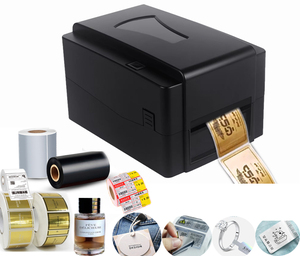 Nhà Máy Giá Ribbon máy in nhãn 203-300dpi USB Truyền nhiệt máy in nhãn in tất cả các loại nhãn giấy Pet PVC như vậy - Product Image 1