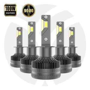 Yufing LED sương mù/Đèn lái xe A10 H7 180W 16000LM giá tốt nhất công suất cao H4 Đèn Pha 300W với mắt cho xe ô tô Led Đèn Pha - Product Image 1