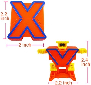 26pcs Bảng chữ cái robot đồ chơi hành động hình giáo dục abc chữ mầm non học tập gốc lớp học giảng dạy đồ chơi - Product Image 2