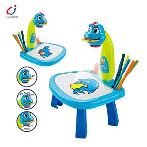 Papan Gambar Proyeksi Anak, Papan Gambar Proyeksi Hewan Belajar Proyeksi Led untuk Anak-anak - Product Image 1