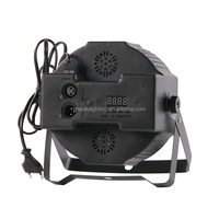 Projecteur LED professionnel en plastique 18 pièces/carton RGB IP65, lumières de projection DMX512/contrôle sonore pour éclairage de scène et discothèque