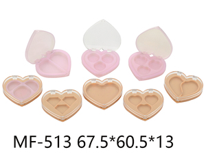 Tim Nhựa mỹ phẩm Eyeshadow bao bì 2 màu Blush tim nhìn trang điểm trường hợp - Product Image 6