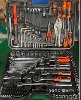Caja de Herramientas Multifuncional para el Hogar, 142 Piezas, 142+2 Piezas, 129 Piezas, Caja de Herramientas Manuales, Caja de Herramientas para Reparación de Automóviles, Precio de Fábrica