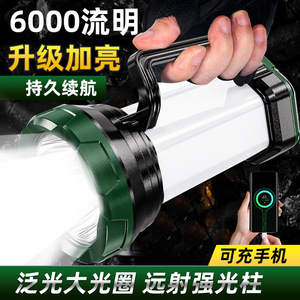 ไฟฉาย LED ความสว่างสูง 12W แบบชาร์จได้ ชนิด Type C ปรับซูมได้ สำหรับตั้งแคมป์กลางแจ้ง พร้อมฟังก์ชั่นหรี่ไฟ - Product Image 4