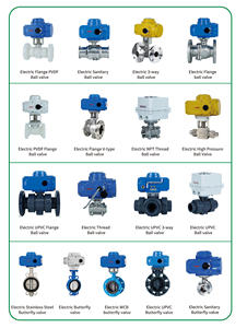 Válvula de bola de plástico motorizada eléctrica de PVC PPH CPVC IP67 Puerto T de 3 vías o puerto L - Product Image 6