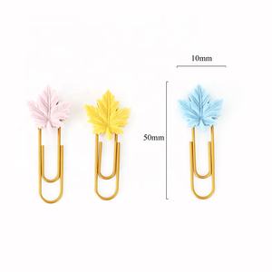 पत्ती पेपर क्लिप बुकमार्क पृष्ठ धारक ज्ञापन फोटो क्लिप - Product Image 3