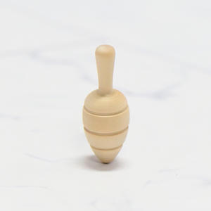 Haut de cheville <span class=keywords><strong>en</strong></span> forme de carotte <span class=keywords><strong>en</strong></span> <span class=keywords><strong>bois</strong></span> non peint écologique pour le jeu créatif des enfants - Product Image 2