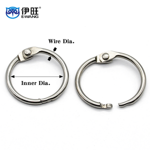 Stainless Steel Book <b>Ring</b> 1.5 Inch Metal Loose Leaf Binding <b>Rings</b> for Notebook - Product Image 3