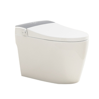 Toilette intelligente automatique en gros OEM/ODM avec télécommande, WC intelligent à poser au sol pour projets de rénovation hôtelière