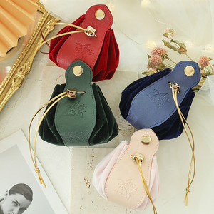 علبة حلوى الزفاف مطبوع عليها الشعار، حقيبة هدايا للحفلات، هدية ترويجية للعيد الإسلامي، هدايا زفاف جلدية للضيوف وتذكارات - Product Image 3