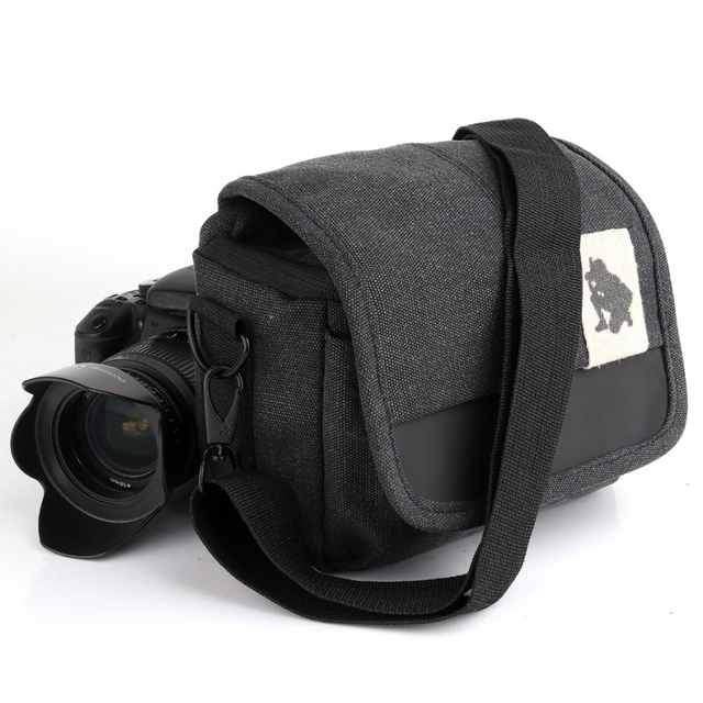 New Design Trendy Universal DSLR Camera Shoulder Bag Canvas Photo Handbag, Shoulder Bag for Sony Camera, Outdoor Bag Camera