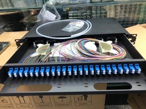 สายไฟเบอร์ออปติกแบบ Single-Mode คุณภาพดี 12 เส้น พร้อมหัวต่อ LC UPC สำหรับแผงแพทช์ไฟเบอร์ออปติกแบบ Duplex Simplex - Product Image 4
