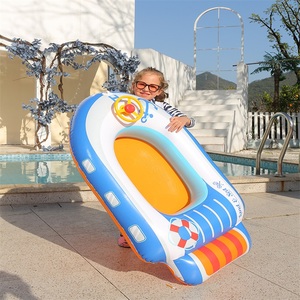 Anneaux de natation gonflables durables pour enfants tout-petit flotteur bateau jeux d'eau jouets de piscine amusants pour bébé et enfant - Product Image 3