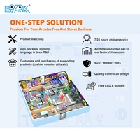 Vente en gros d'usine EPARK EP-G161 Machine d'arcade à pièces avec support en langue espagnole, machine à grue à prix, distributeur automatique