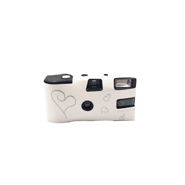 Custom Brand Logo ABS Plastic 35mm Film Camera 8 Exp 27exp Shot Disposable Wedding Camera Flash Kodak ISO 400 Color Film