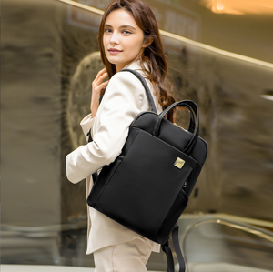 <span class=keywords><strong>Sac</strong></span> <span class=keywords><strong>à</strong></span> <span class=keywords><strong>dos</strong></span> <span class=keywords><strong>pour</strong></span> ordinateur portable personnalisé <span class=keywords><strong>pour</strong></span> femme, idéal <span class=keywords><strong>pour</strong></span> les voyages d'affaires, noir, fin, <span class=keywords><strong>pour</strong></span> ordinateurs portables de 14, 15,6 et 16 pouces - Product Image 3