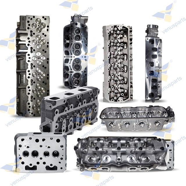 Bare Motor Culata Complete Cylinder Head Assy for Kubota Yanmar Mitsubishi Nissan Isuzu Kia Hyundai Caterpillar Perkins Cummins