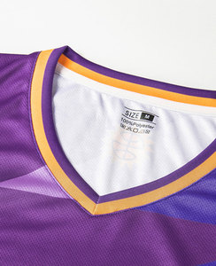 Maillot de basket-ball personnalisé, broderie, sublimation, maille, drôle, rétro, gris, 6XL, maillot de basket-ball - Product Image 4
