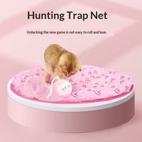 Nouveauté, vente en gros, jouet interactif pour chat en polyester écologique de luxe, balle roulante électrique, couleur verte