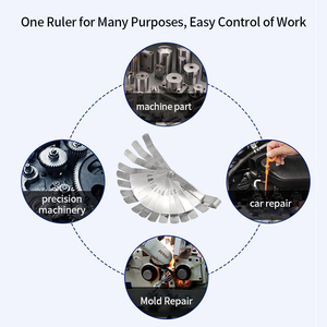 เครื่องวัดโลหะสแตนเลสพร้อมใบมีด26ใบมีดสำหรับอ่านค่าแบบเลเซอร์มาตรวัดความเอียงแบบสองด้าน - Product Image 5