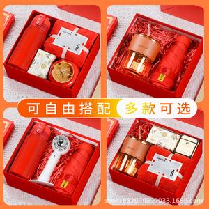 Modern Business Gift Set for Chinese New Year with Metal Water <b>Bottle</b> Umbrella Towel Honey <b>Perfume</b> Convenience 662 - Product Image 5