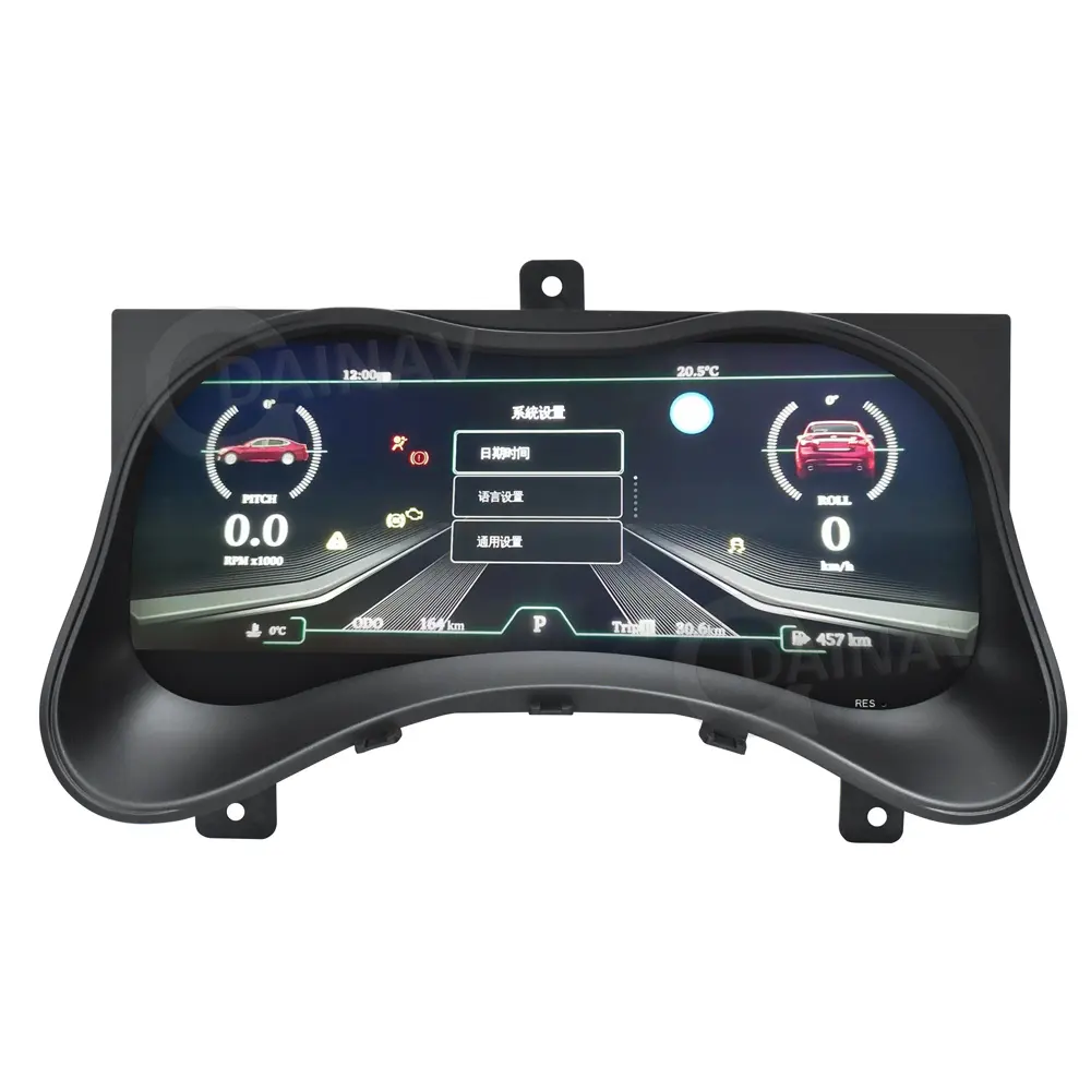 인피니티 Q70 2013-2019 12.3 인치 리눅스 시스템 LCD 대시 보드 자동차 디지털 클러스터 계기