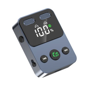 <span class=keywords><strong>Adaptateur</strong></span> audio <span class=keywords><strong>Bluetooth</strong></span> 5.3 2-en-1 <span class=keywords><strong>avec</strong></span> double micro, récepteur et émetteur, pour voiture, <span class=keywords><strong>TV</strong></span>, <span class=keywords><strong>casque</strong></span>, autonomie de 18h, BR17 - Product Image 1