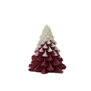 Vela perfumada con aroma a árbol de Navidad, vela de parafina roja y verde para decoración navideña - Product Image 1
