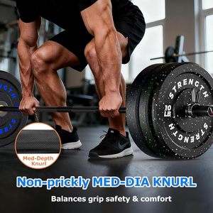 CZFIT Factory Wholesale Stainless <strong>Steel</strong> Barbell <strong>Bar</strong> Custom Logo 20kg Weight 28mm Diameter for Home Gym Training and Deadlifting - Product Image 5
