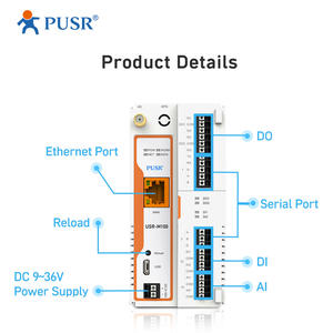 PUSR Industrial Remote <span class=keywords><strong>IoT</strong></span> Gateway 4G LTE rete cellulare Ethernet IO Extender SD scheda di memorizzazione nella cache Offline USR-M100-EAU/HMGL - Product Image 4