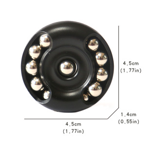 Anneau de décompression EDC en métal, style Fidget Spinner, avec perles Papa Bead, en alliage et plastique, pour le soulagement du stress, produit transfrontalier - Product Image 6