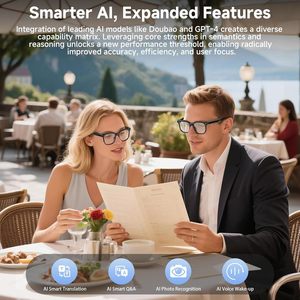Occhiali Intelligenti con Assistente ChatGPT Open AI, Traduzione in Tempo Reale, Lettore Musicale, Video 1080P, Impermeabili IP68, Funzione Telefono - Product Image 6