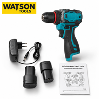 Kit de perceuse sans fil avec 2 batteries, chargeur et manuel pour la vente en gros B2B