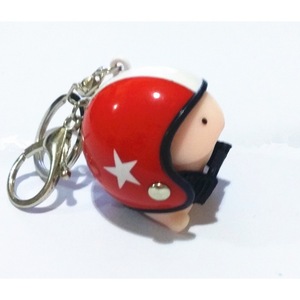 <span class=keywords><strong>Mini</strong></span> dễ thương xe máy Mũ bảo hiểm Móc Chìa Khóa nắp nhỏ đồ trang trí phim hoạt hình Mũ bảo hiểm Keychain - Product Image 4