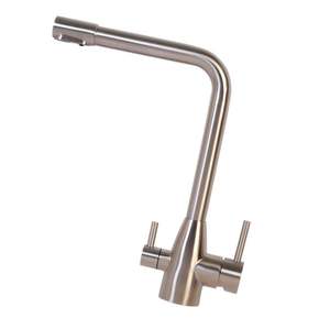 Robinet de cuisine à trois voies eau chaude, froide et purifiante pour système d'osmose inverse - Product Image 2