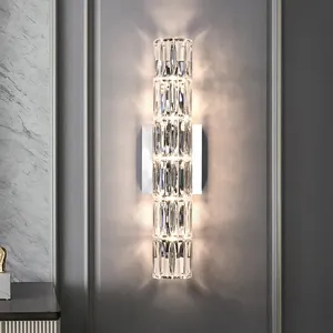 Amerikanisches Design Wand lampe Modernes Glas Einfache Hintergrund wand Kreativer Innenhof Korridor Garten Glaswand leuchte